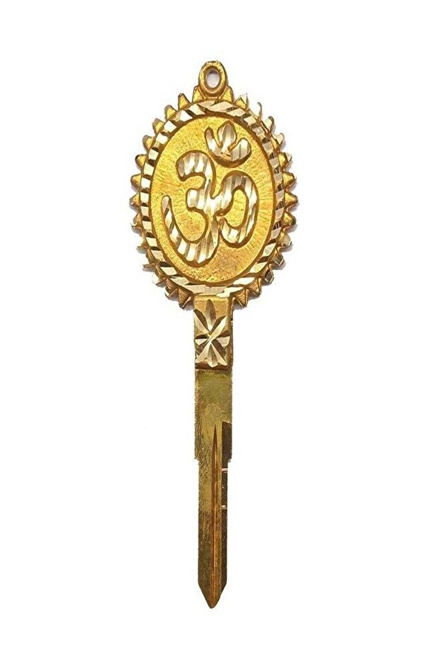 Auspicious Brass Keys for Pooja,Home & Locker Wealth & Prosperity Symbol,Vastu,Good Fortune Charm,D