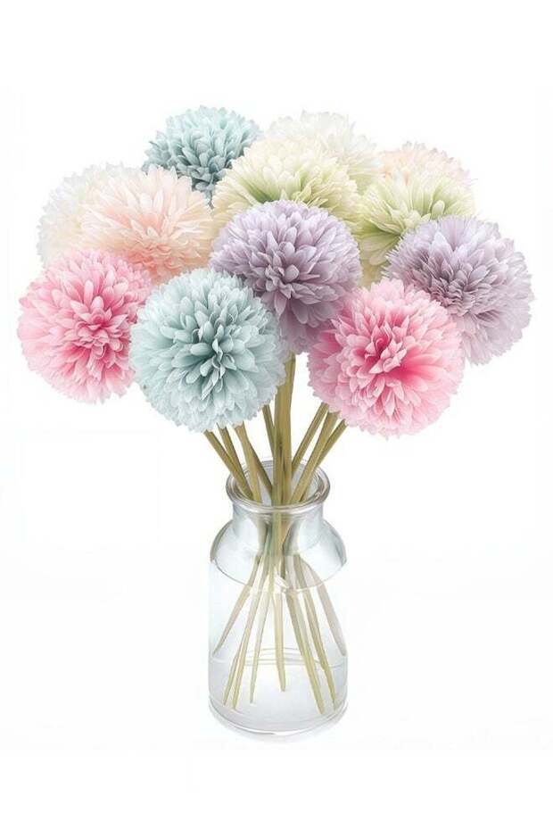 12 Pcs Artificial Hydrangea Bouquet, Silk Flowers, Outdoor Artificial Flowers for Indoor Outdoor Ga