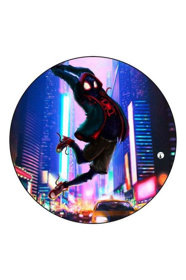 Spiderman Printed Fridge Magnet Multicolour 5.5cm