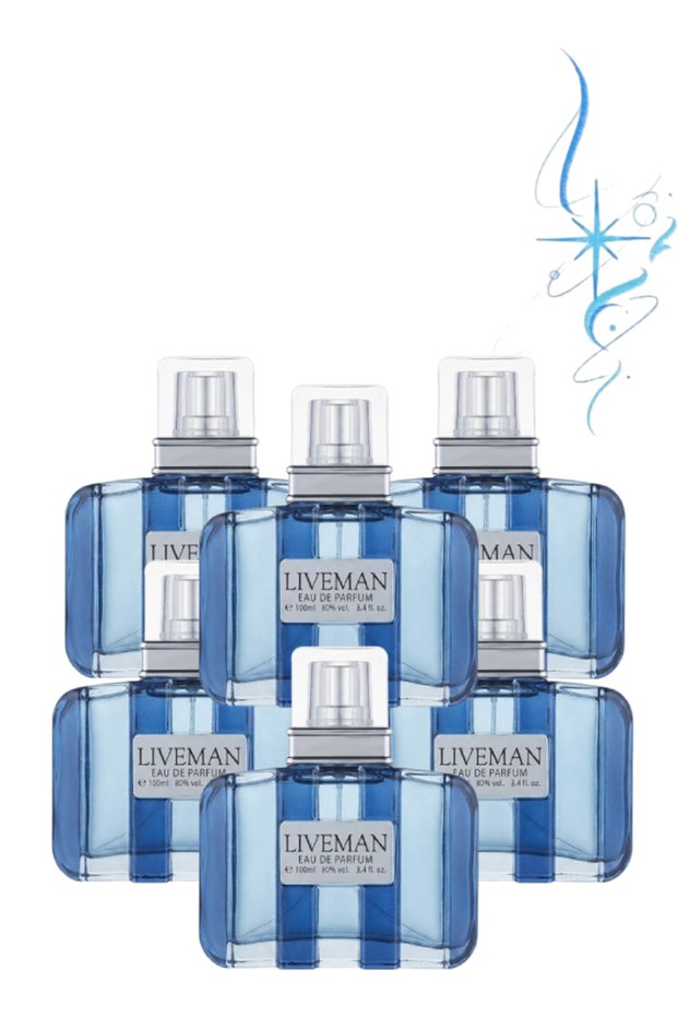 6 قطع Liveman عطر 100ML