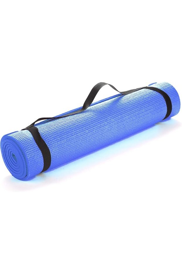 سجادة يوجا سميكة للغاية للياقة البدنية والتمارين الرياضية متعددة الاغراض من مايند ريدر مع حزام حمل،