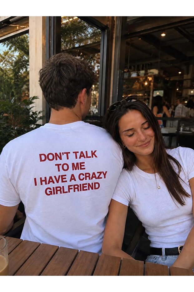 Don'T Talk to Me Printed T-Shirt, 100% Cotton