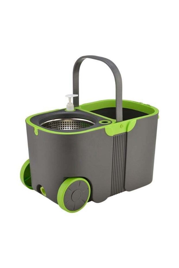 360° Spin Mop with Bucket – Durable Design, Adjustable Handle, Microfiber Pad-13L