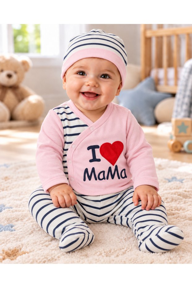 Triple combed cotton baby suit