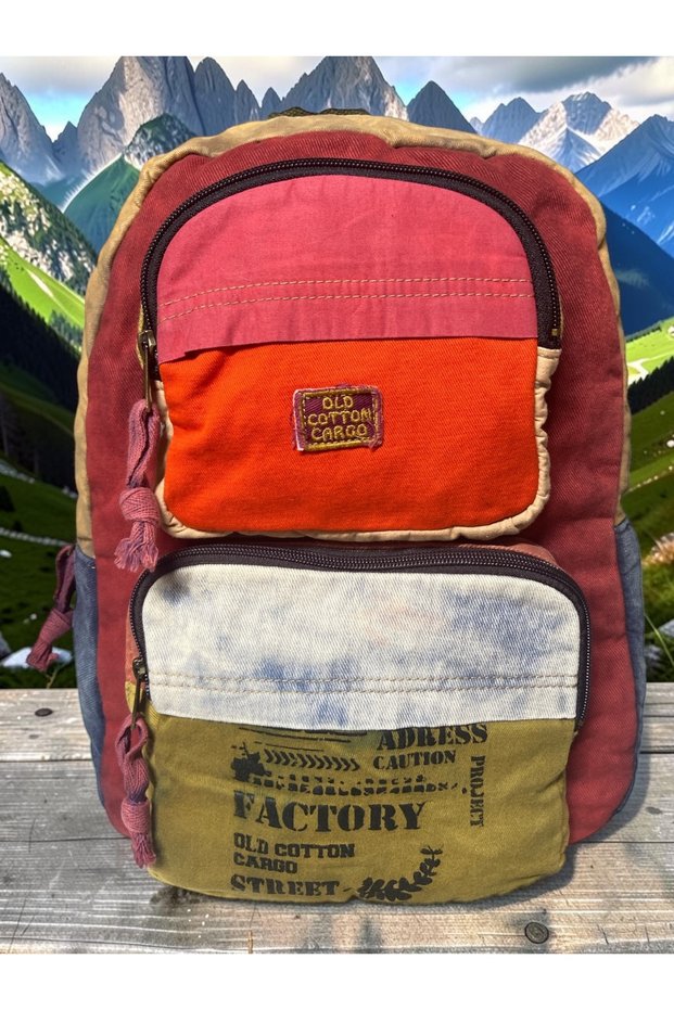 Quality Single Compartment Vintage Casual Design Daily Backpack Travel School Travel Bag 27 cm X 40 cm