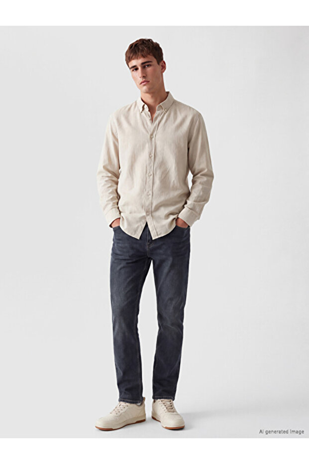 Rmz Gi̇yi̇m Farkiyla 779 Standard Fit Men's Jean Pants