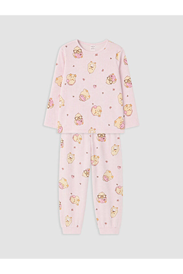 Zero Roba Collar Girl's Pajama Set for Style Enthusiasts from Uzg Store