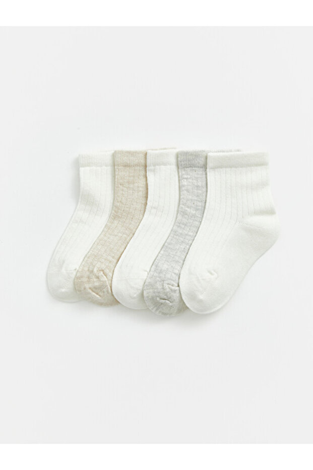 5-Piece Ribbed Boys' Socks from Uzg Store for Style Enthusiasts