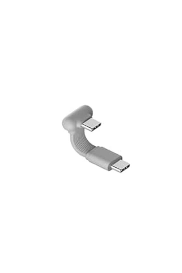 كابل USB-C على شكل حرف U بزاوية 180 درجة، كابل شحن سريع قصير ومسطح بقوة 60 واط 20 فولت/3 أمبير، نقل بيانات بسرعة 480 ميجابت في الثانية