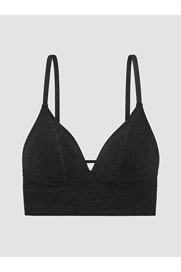 Glittery Bustier Without Underwire and Padding for Style Enthusiasts from Uzg Store