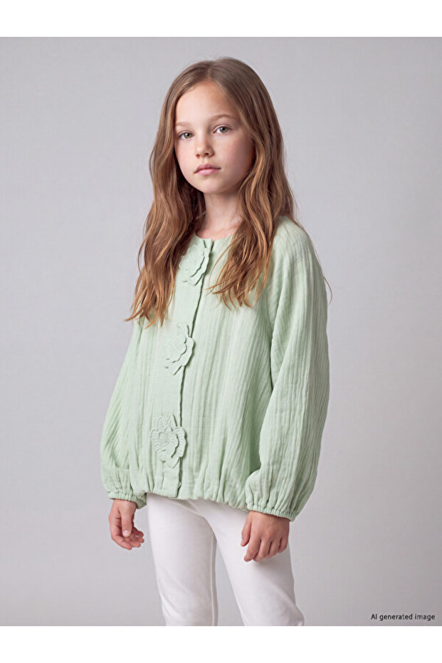 Esvab • Modern & Distinctive Floral Girl's Jacket