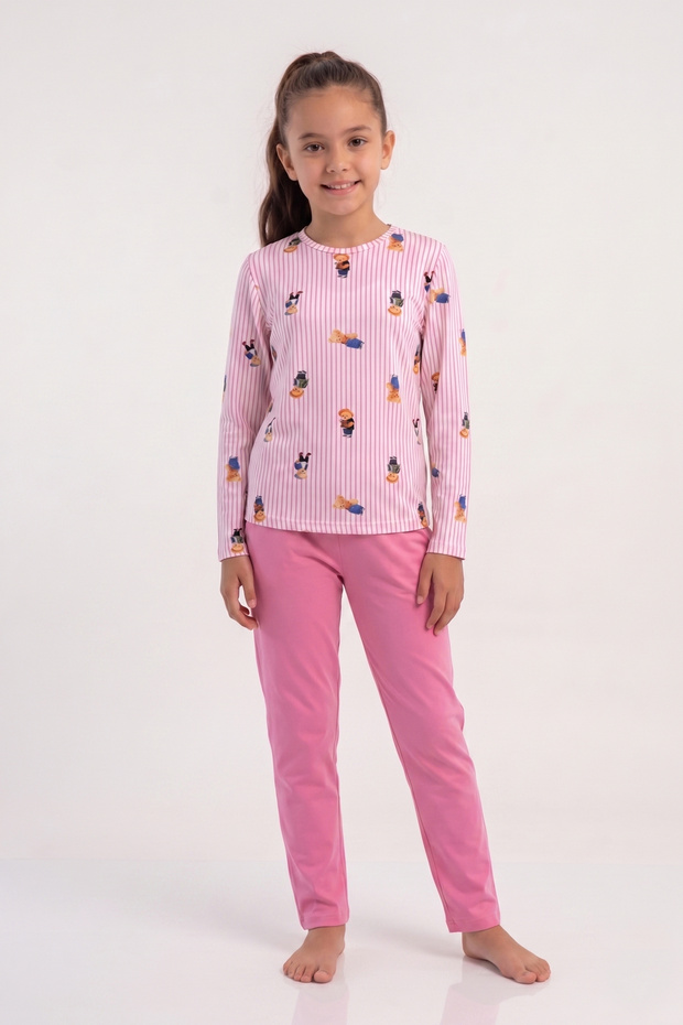 Girl's Pink Marla Pajama Bottoms