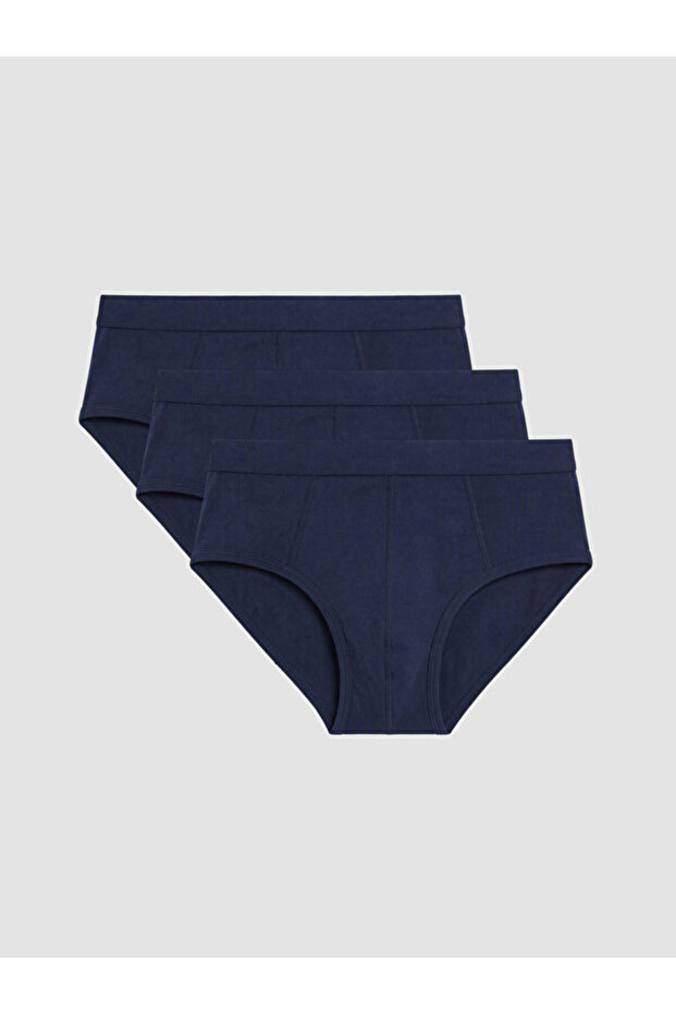 Standard Fit Cotton Men's Briefs 3-Piece for Style Seekers from Uzg Store
