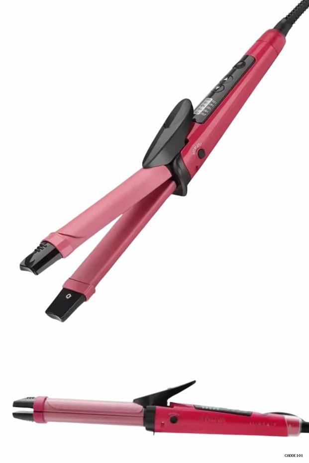 Cadde101 Hair Styler with Straightener and Curling Tongs (11548) Ceramic Coating