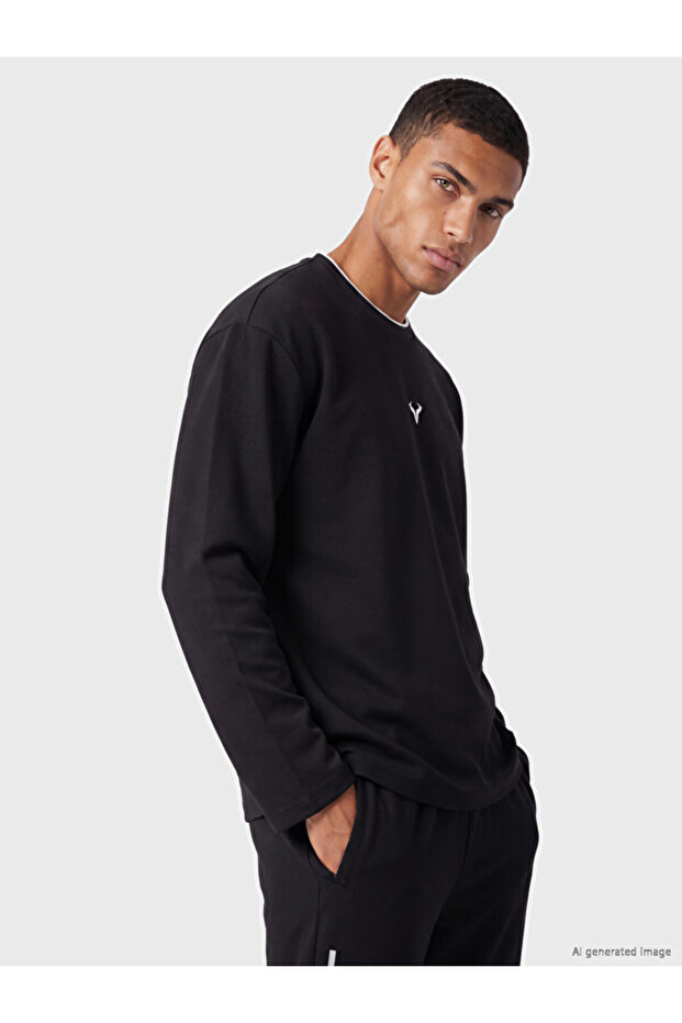 Esvab • Modern & Distinctive Zero Roba Collar Men's Sweatshirt