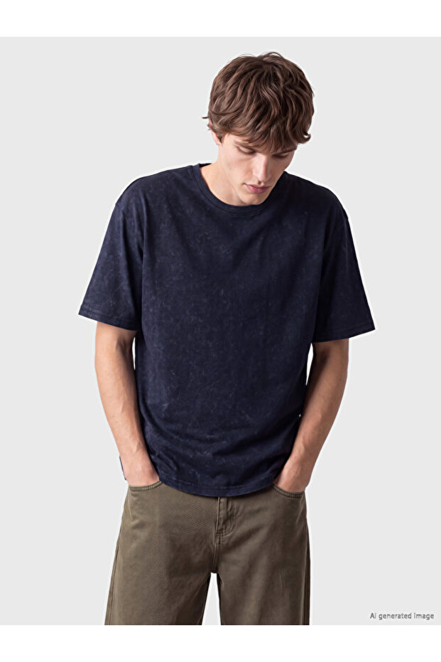 Zero Roba Collar Combed Cotton Men's T-Shirt from Uzg Store for Style Enthusiasts