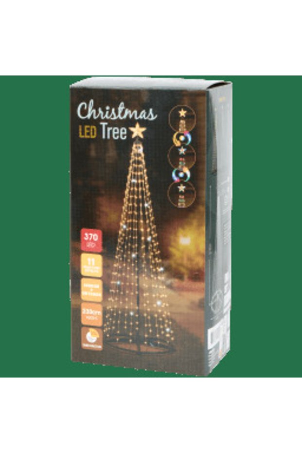 Christmas tree with LEDs