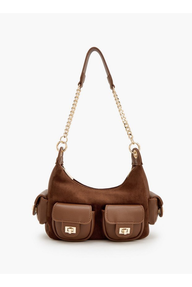 Textured Tote Bag with Adjustable Strap