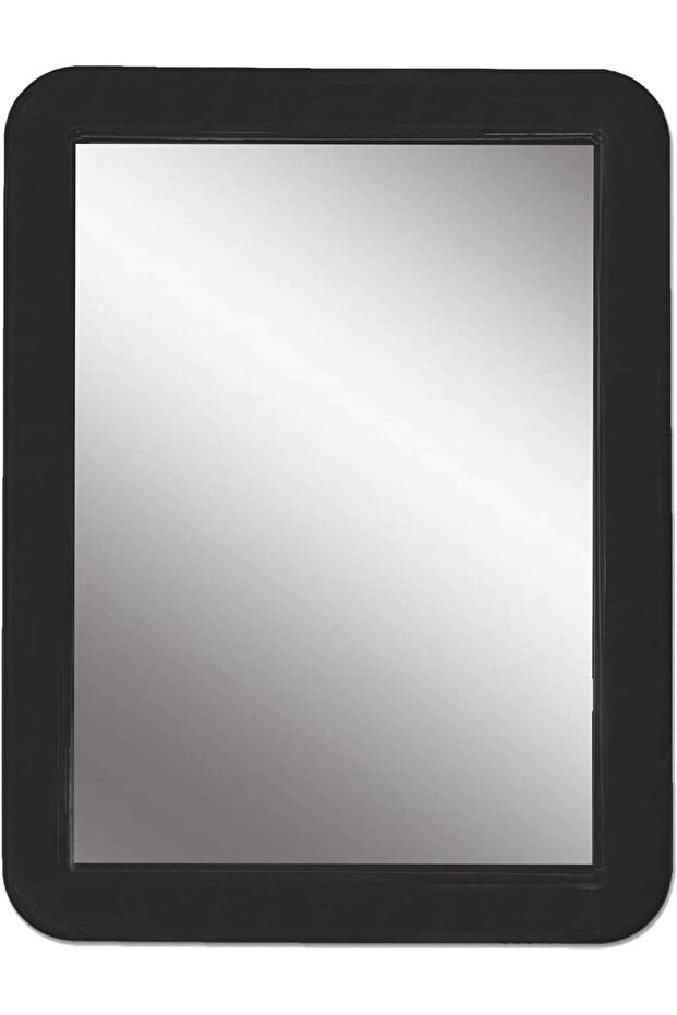 Magnetic Locker Mirror 5x7 – Real Glass Makeup Mirror, Black Frame | Easy-mount backing | Essential