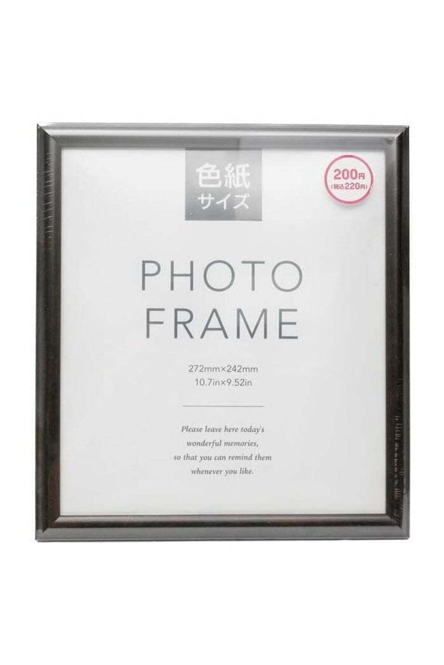 Daiso Black Photo Frame - Color Paper Size