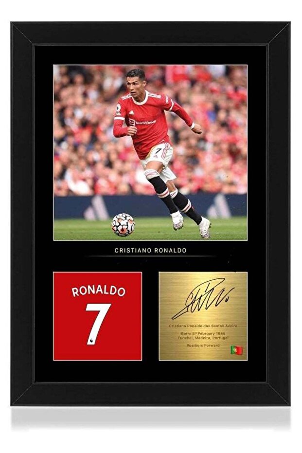 Cristiano Ronaldo A4 Framed Photo Display