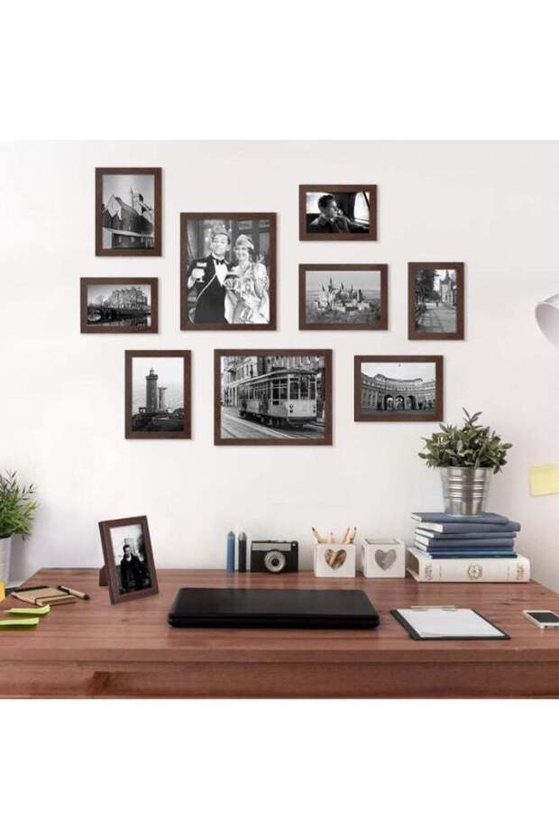 10 Pack Picture Frames Collage Wall Décor