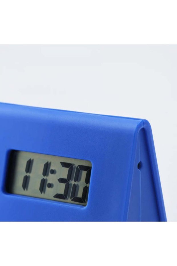 KUPONG Alarm clock, bright blue, 7x6 cm