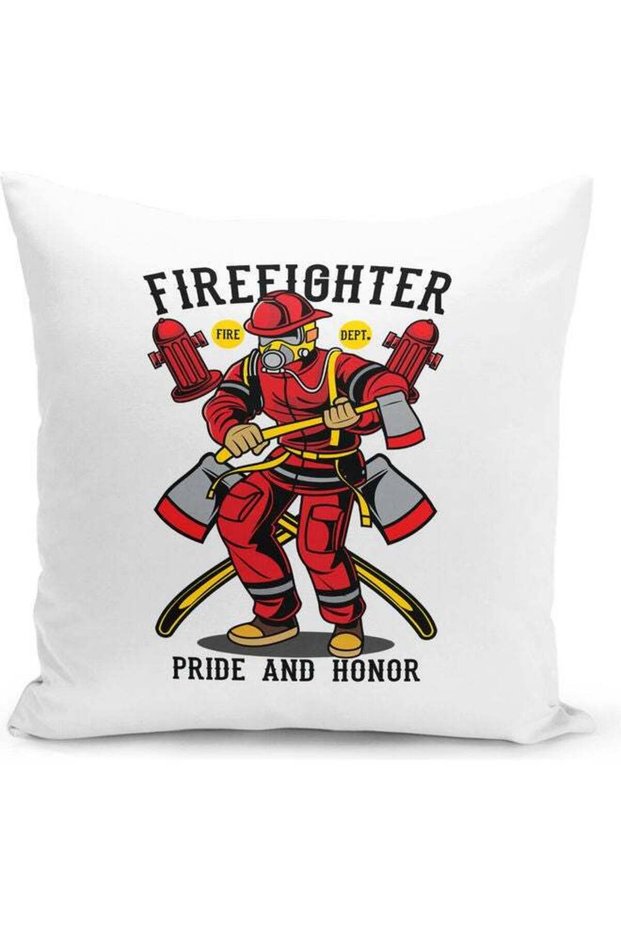 Firefighter Gift Decorative Pillow Multicolour