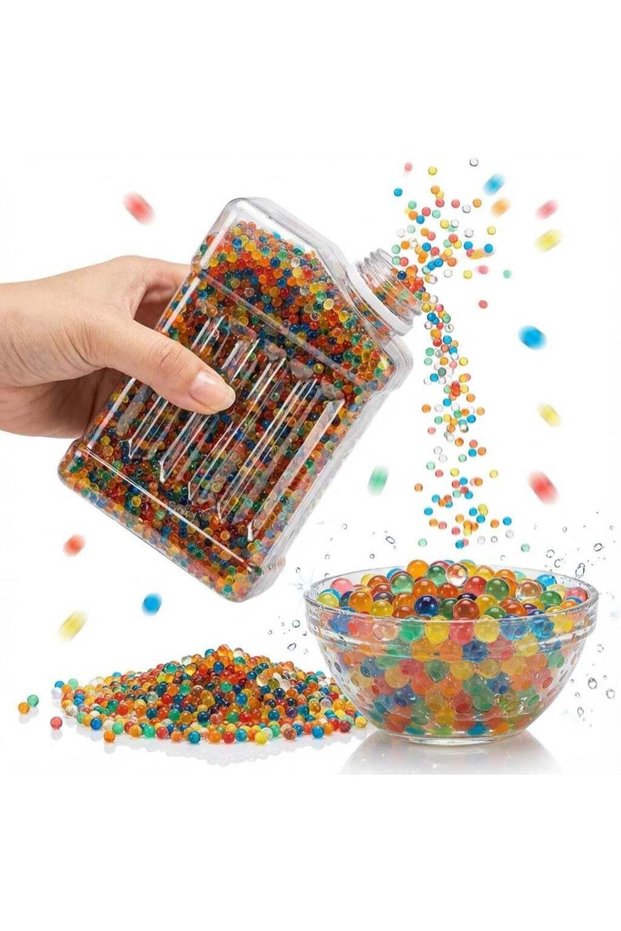 Water Beads 50000 Pcs, Non-Toxic Biodegradable Gel Beads for Vase Filler, Wedding Centerpiece, Home
