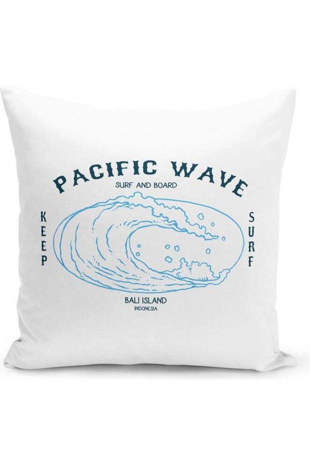 Surf And Board Design Decorative Pillow Multicolour