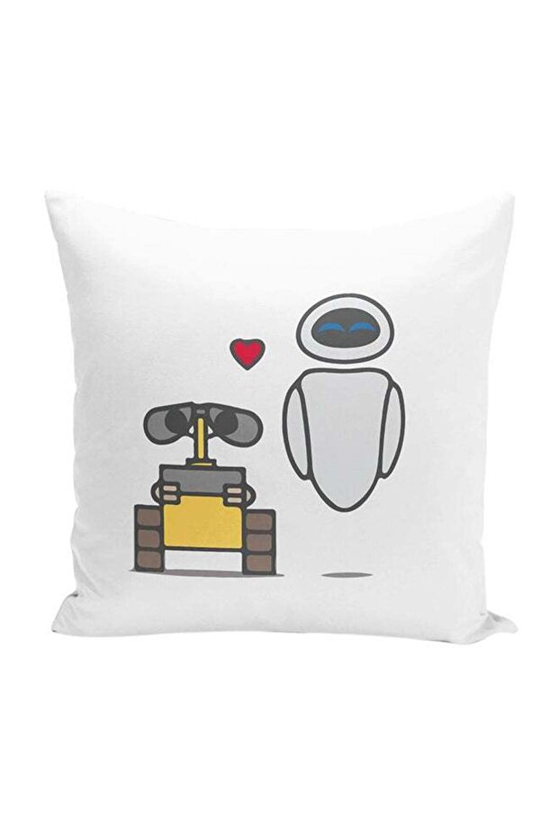 Wall E Robots Decorative Throw Pillow White 16 x 16inch