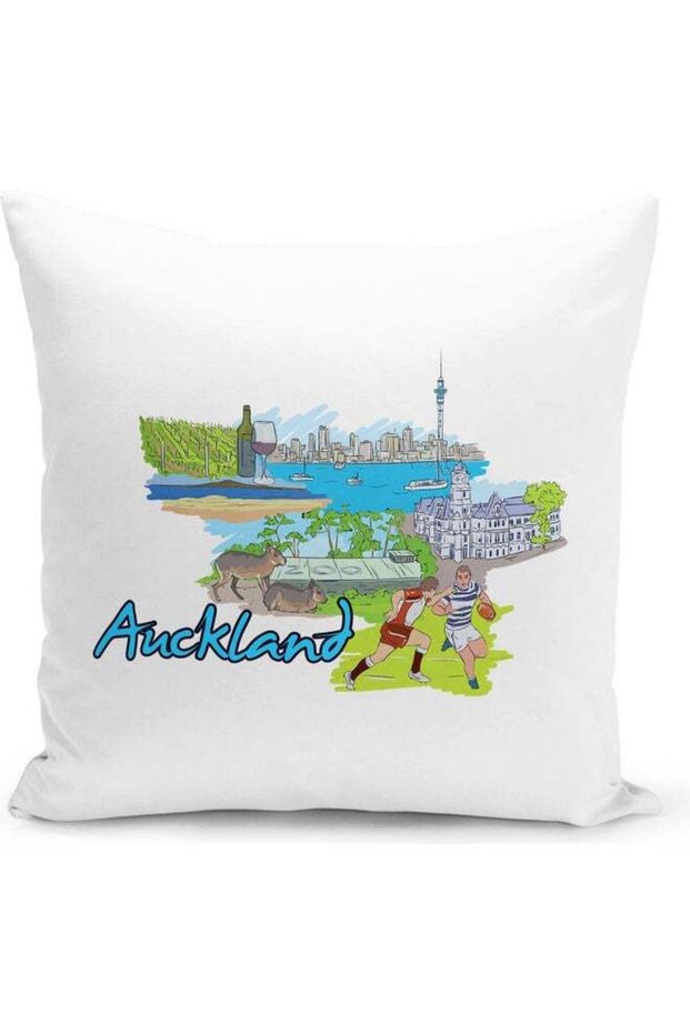 Auckland Design Decorative Throw Pillow Multicolour 40 x 40cm
