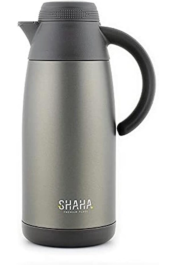 قارورة S/S V.FLASK سعة 1.1 لتر باللون الرمادي المعدني