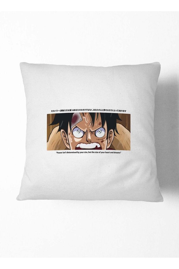 One Piece Jar One Piece Couch Cushion Monkey D. Luffy Decorative Cushion Straw Hat Power Quote-Mang
