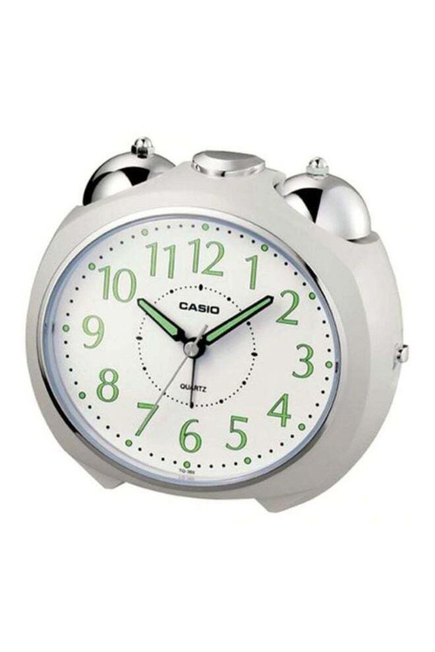 Table Analog Alarm Clock White/Green 116 cm x 130 cm x 90cm