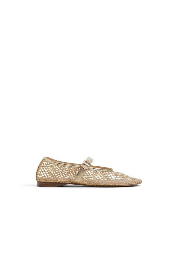 Elyiaa Ladies Gold Mary Jane