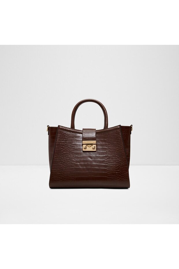 Crealily Ladies Brown Satchel Bag