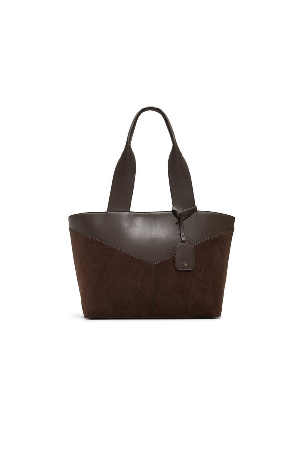 Saage Ladies Brown Tote Bag