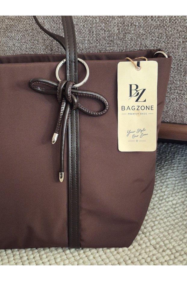 Bow Detailed Large Internal Volume Shoulder and Arm Bag Briefcase Notebook Bag En45 Size30