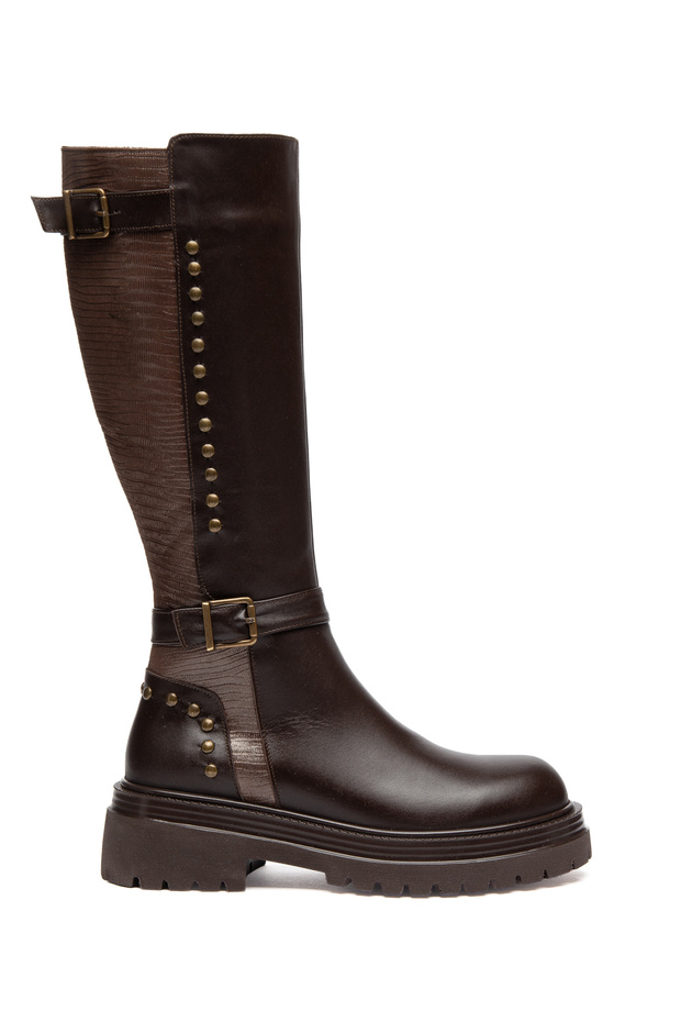Genuine Leather Women's Winter Suede Boots from Size 33-34-35 to Size 41-42-43