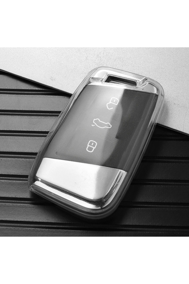 Volkswagen passat b8 skoda transparent car key case remote control case