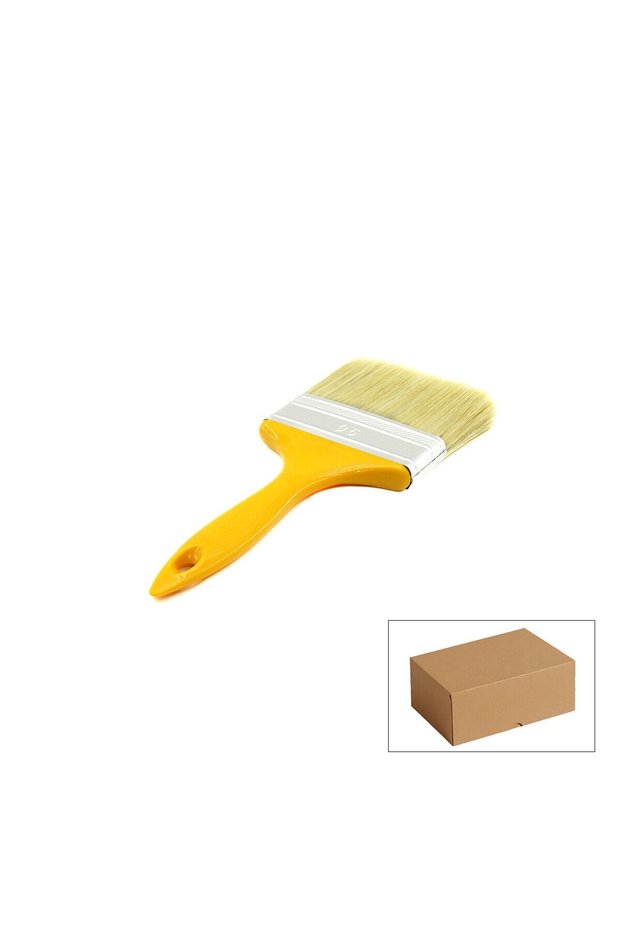 Paint Brush 90mm No-4 001 540 Standard Cutting Yellow Handle - Pack of 12