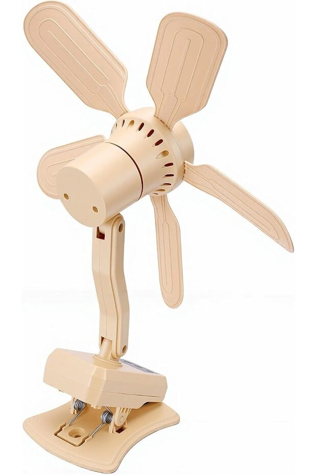 Clip Fan for Stroller, Desk, 12.5cm Base
