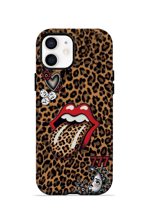 iPhone 12 Vorian Magsafe Double Layer Lucky Leopard Case
