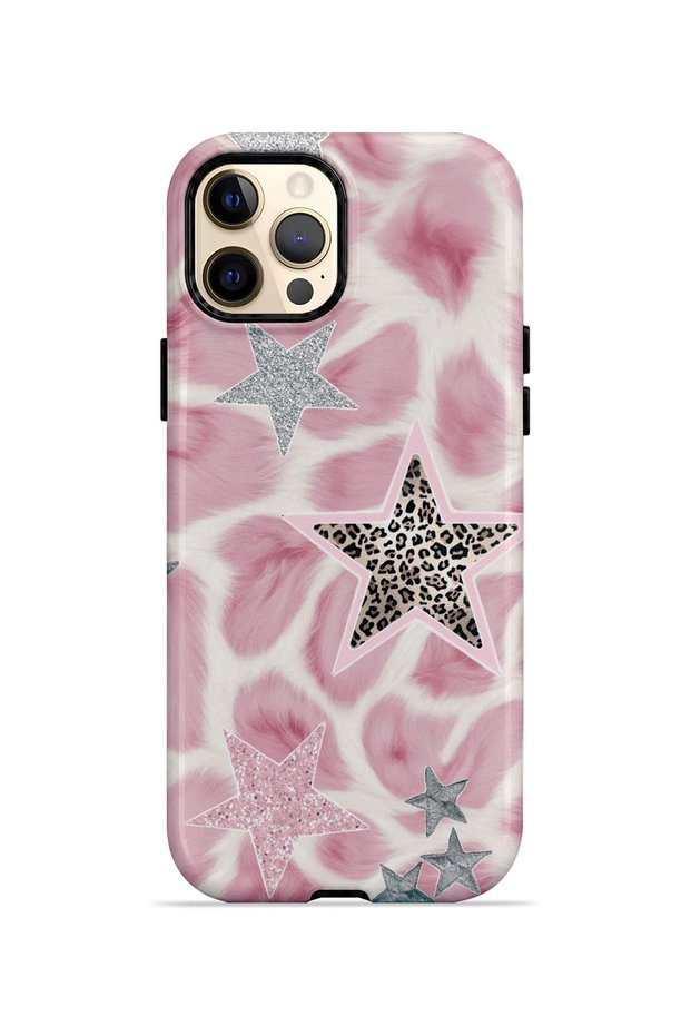 iPhone 12 Pro Vorian Magsafe Dual Layer Pink Satin Star Case