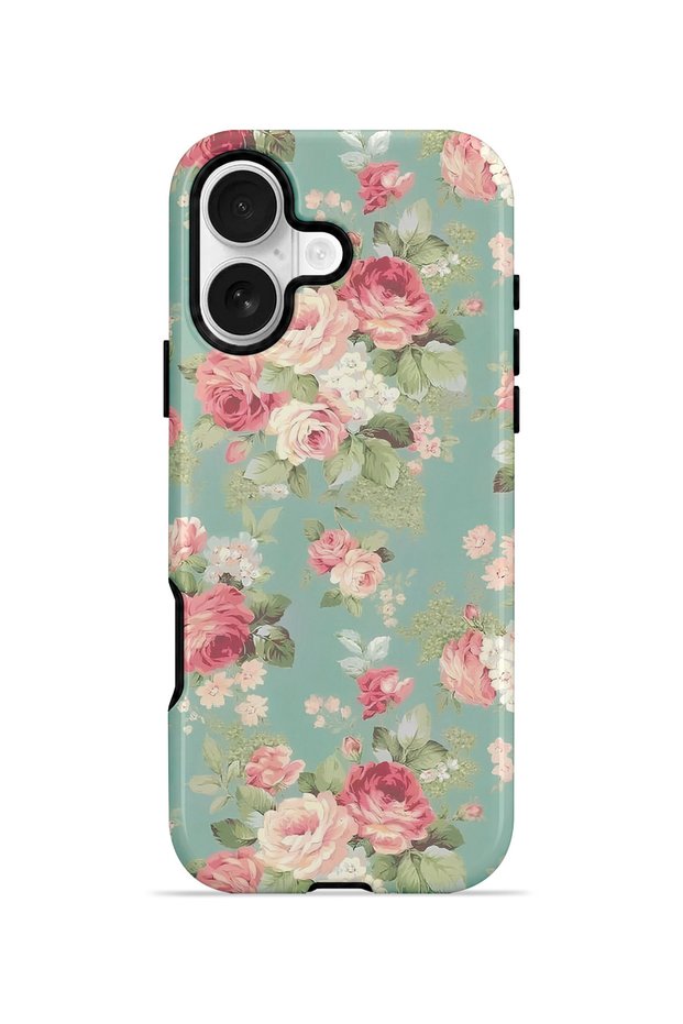 iPhone 16 Vorian Double Layer Mint Pink Rose Case
