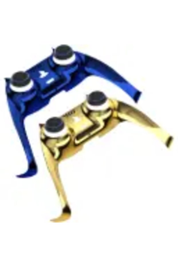 PS5 Controller Decorative Panel combo - Blue + Gold