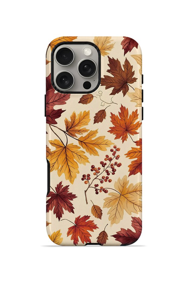 iPhone 16 Pro Max Vorian Double Layer Autumn Leaves Case