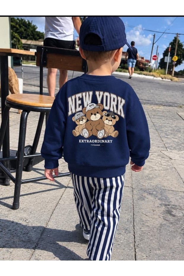 Boys' Loose Fit Sports Casual Comfortable Long Sleeve 2-Piece Set