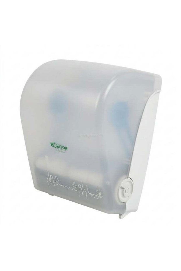 Auto Cut Dispenser Paper Towel Holder for Washrooms White